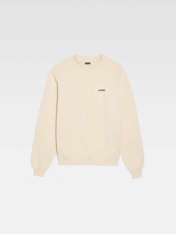 The Gros Grain sweatshirt jacquemus the gros grain sweatshirt
