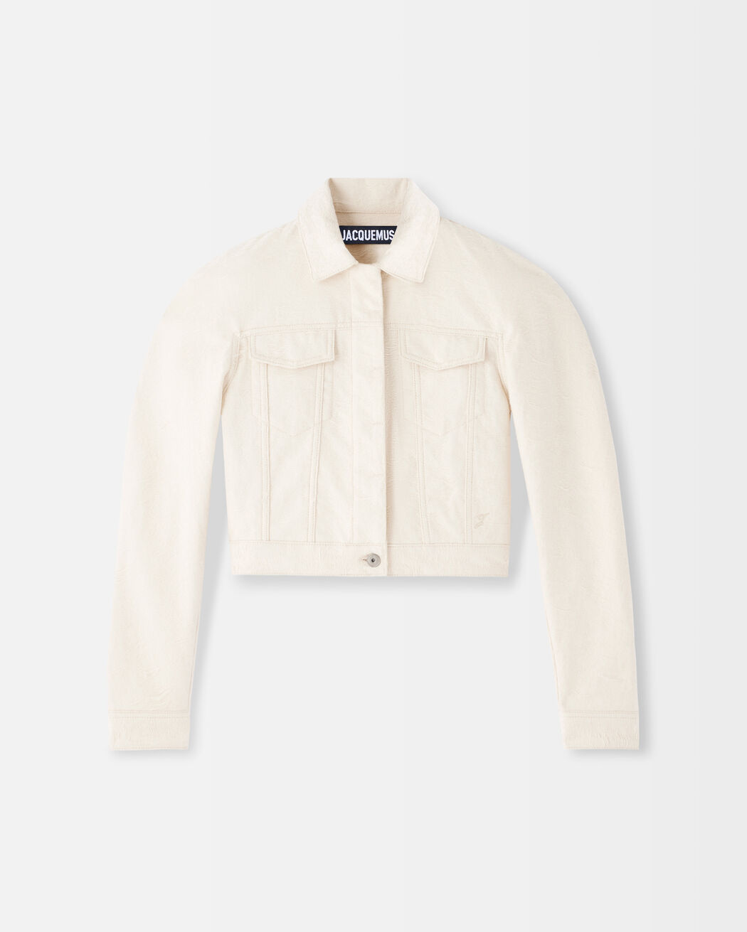 The Ovalo de-Nîmes denim jacket jacquemus the ovalo de n mes denim jacket