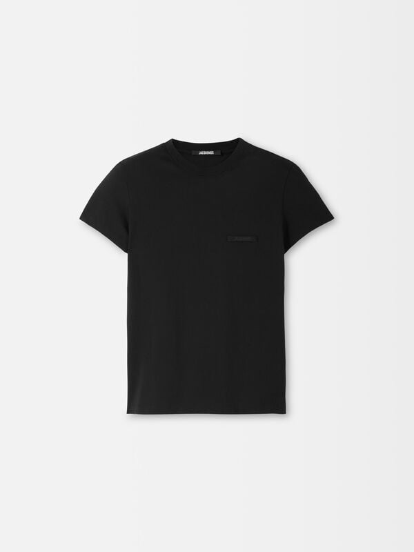 The Gros Grain short-sleeve t-shirt jacquemus تي شيرت the gros grain short sleeve t shirt