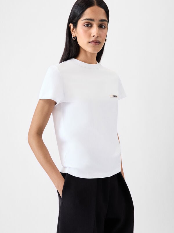 The Gros Grain short-sleeve t-shirt jacquemus the gros grain short sleeve t shirt