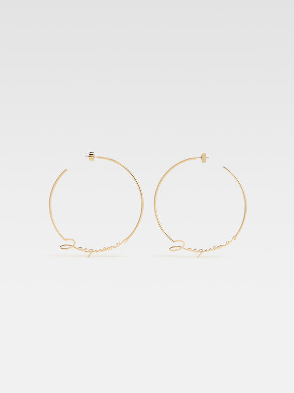 The Jacquemus hoops earrings the jacquemus hoops earrings