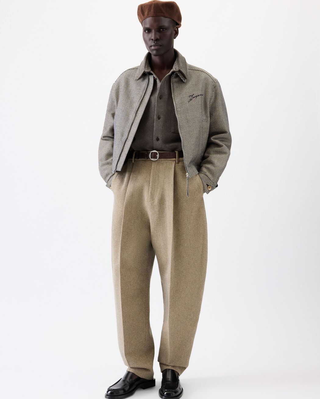 The Canevas de-Nîmes denim jacket jacquemus the canevas de n mes denim jacket