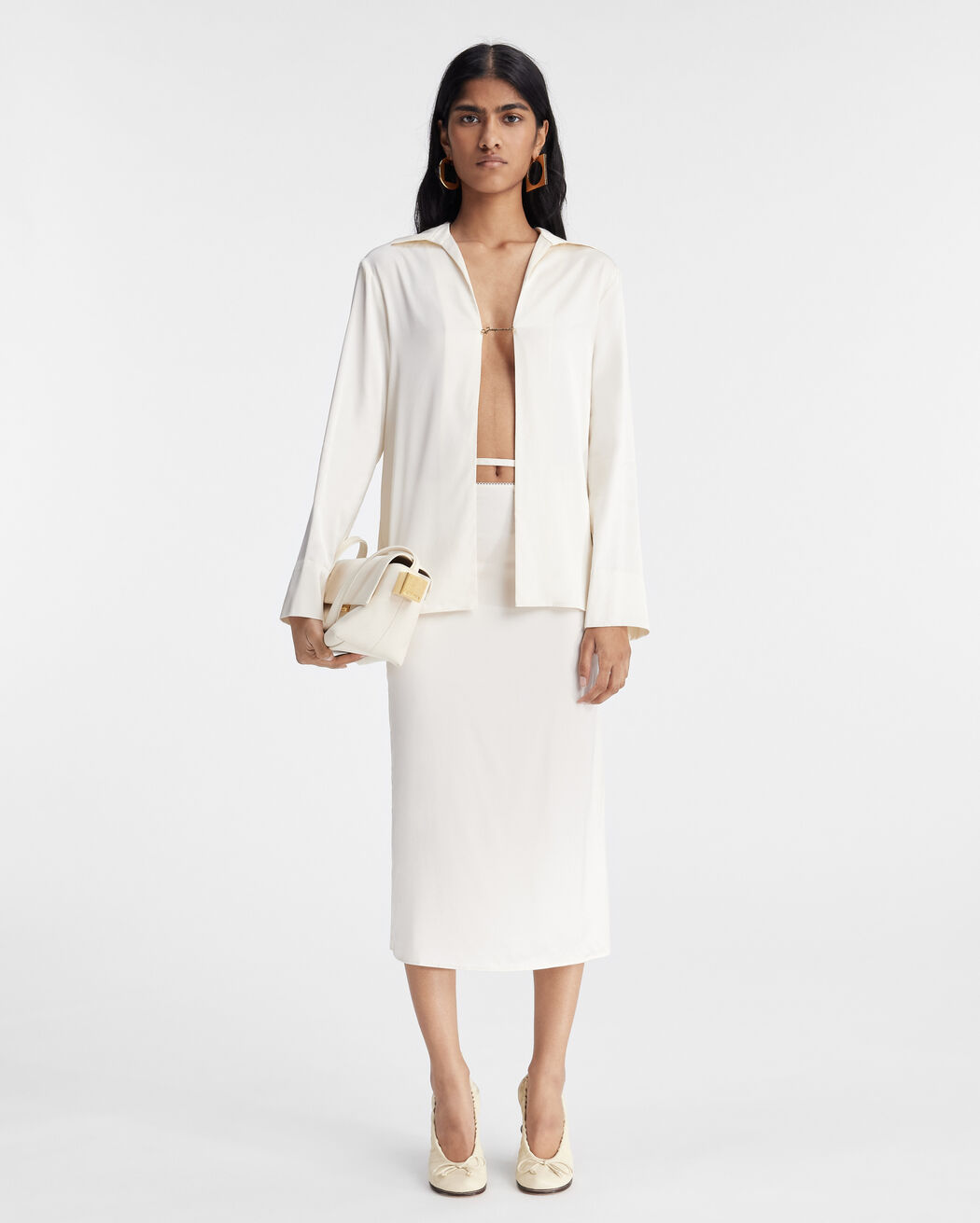 قميص La Chemise Notte jacquemus قميص la chemise notte
