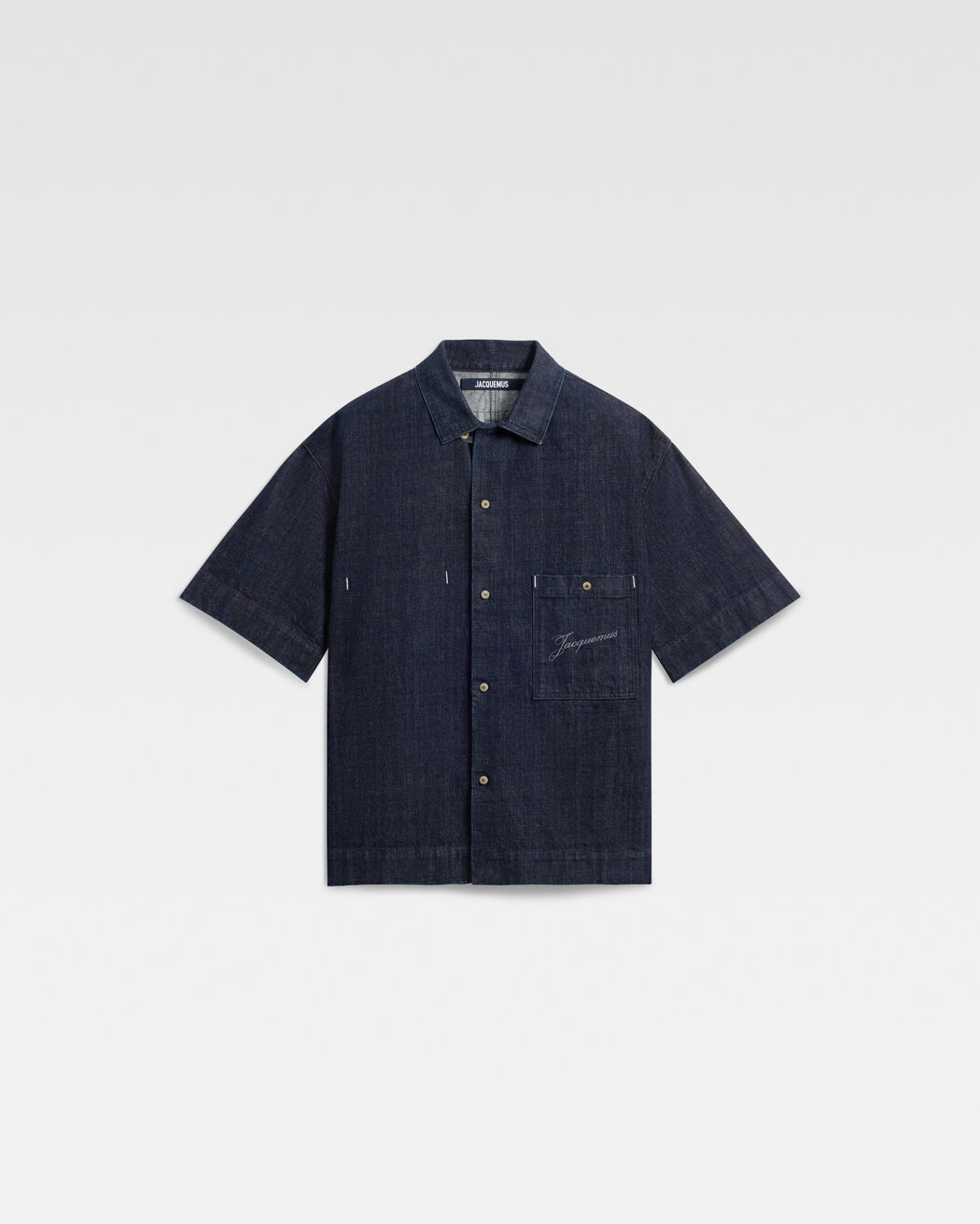 The Aloe de-Nîmes denim shirt jacquemus the aloe de n mes denim shirt