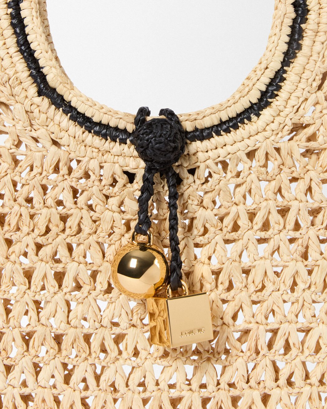 The Spiaggia small round bag jacquemus the spiaggia small round bag