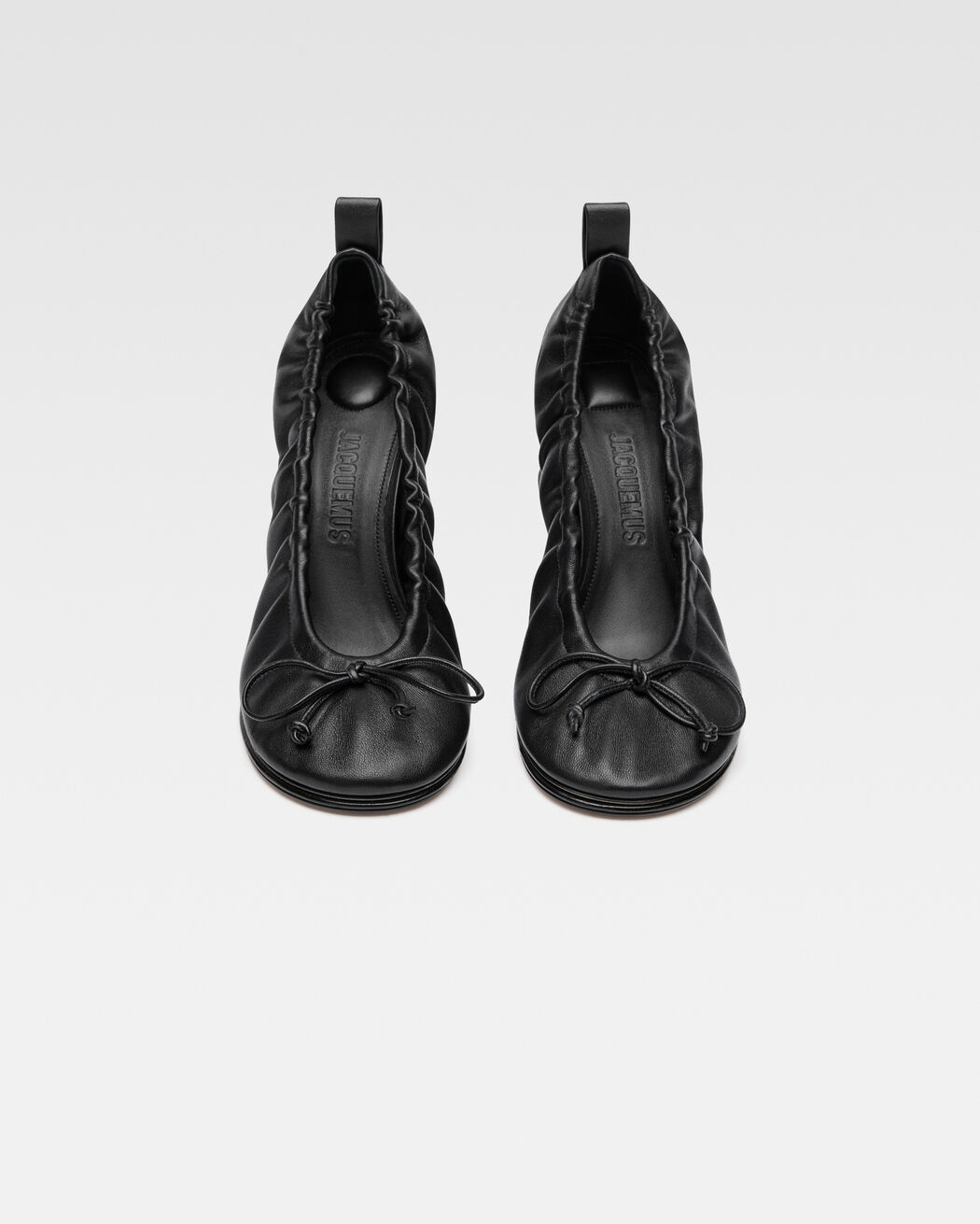 The double ballerina heels jacquemus the double ballerina heels