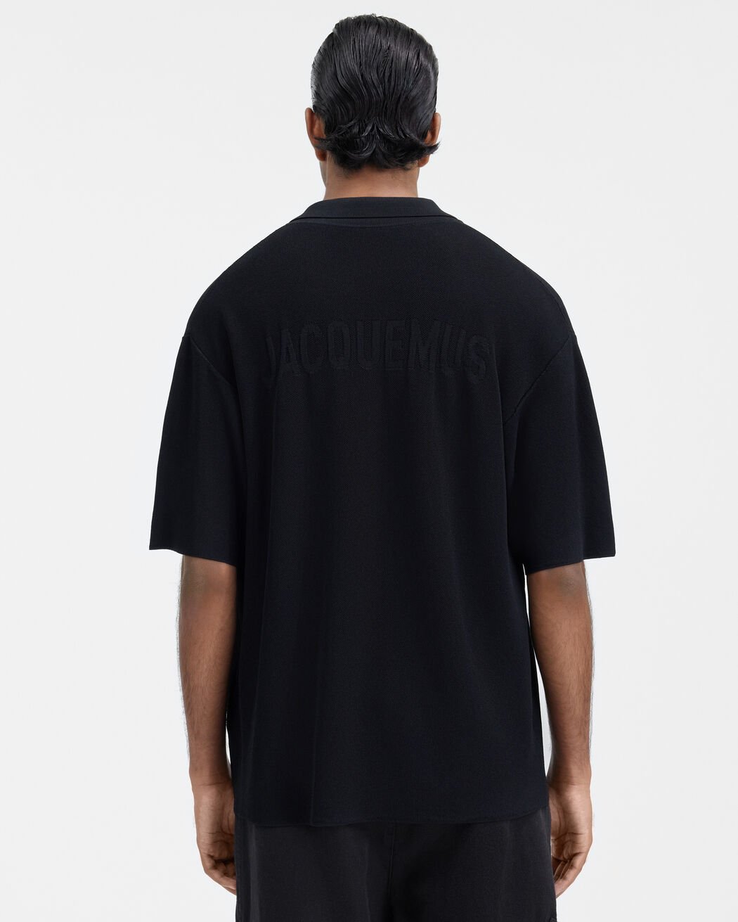 The knit polo shirt jacquemus the knit polo shirt