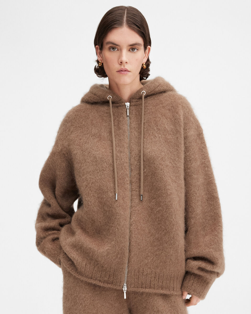 كارديجان The Nuvola zipped cardigan jacquemus كارديجان the nuvola zipped cardigan