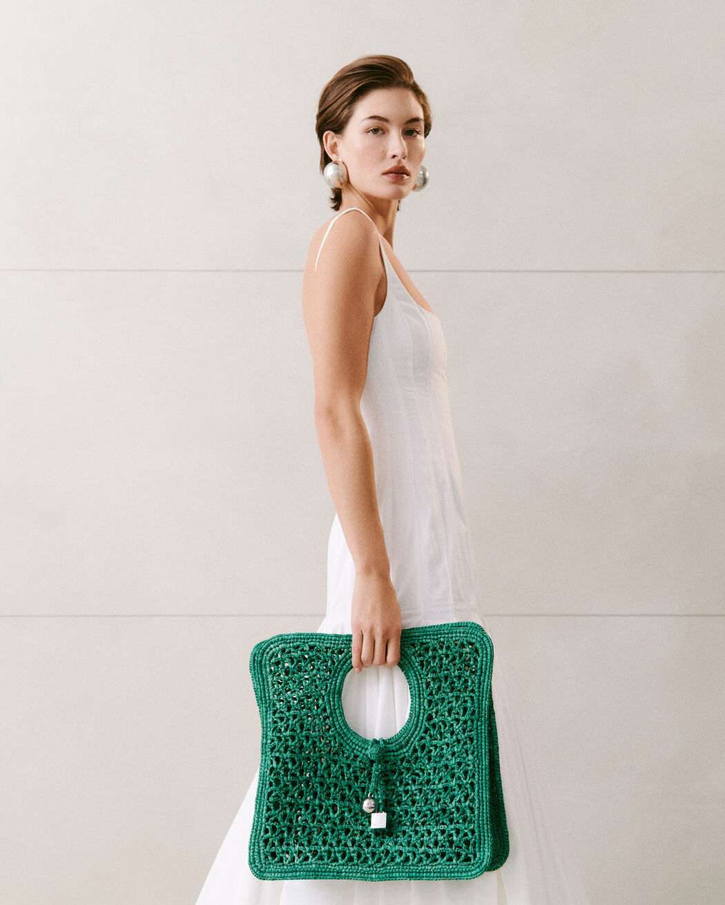 The Spiaggia small square bag jacquemus the spiaggia small square bag