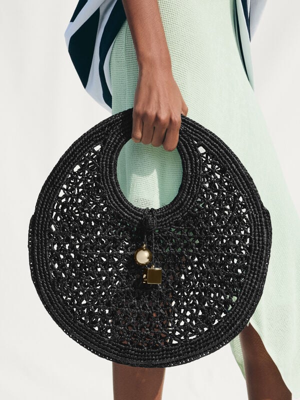 The Spiaggia small round bag jacquemus the spiaggia small round bag