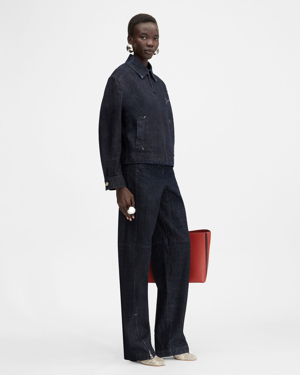 The Canevas de-Nîmes denim jacket jacquemus the canevas de n mes denim jacket