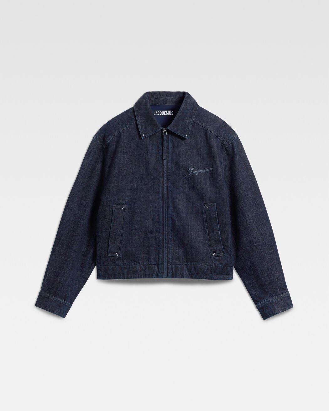 The Canevas de-Nîmes denim jacket jacquemus the canevas de n mes denim jacket