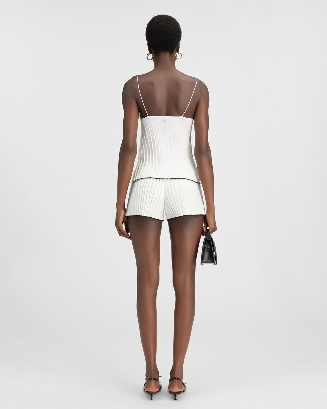 The pleated knit top jacquemus the pleated knit top