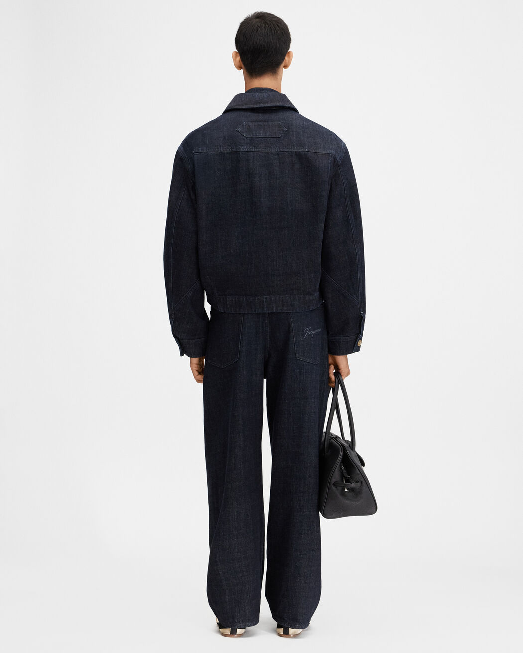 The Canevas de-Nîmes denim jacket jacquemus the canevas de n mes denim jacket