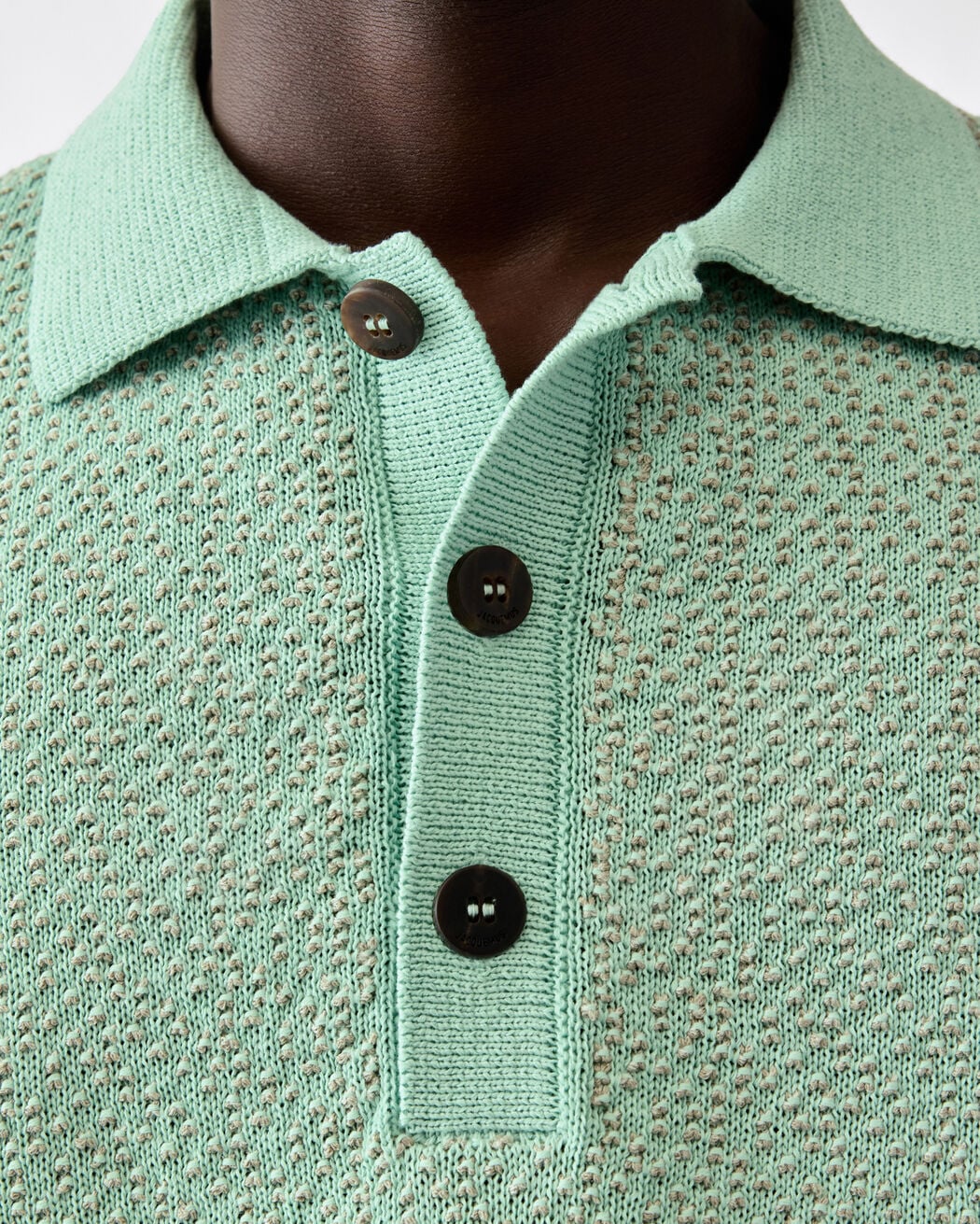 The Miami knit polo shirt jacquemus the miami knit polo shirt