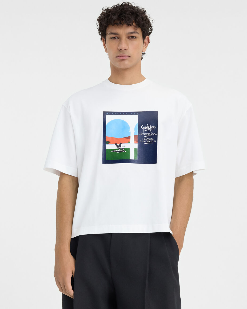 تي شيرت Le T-Shirt Scesa jacquemus تي شيرت le t shirt scesa