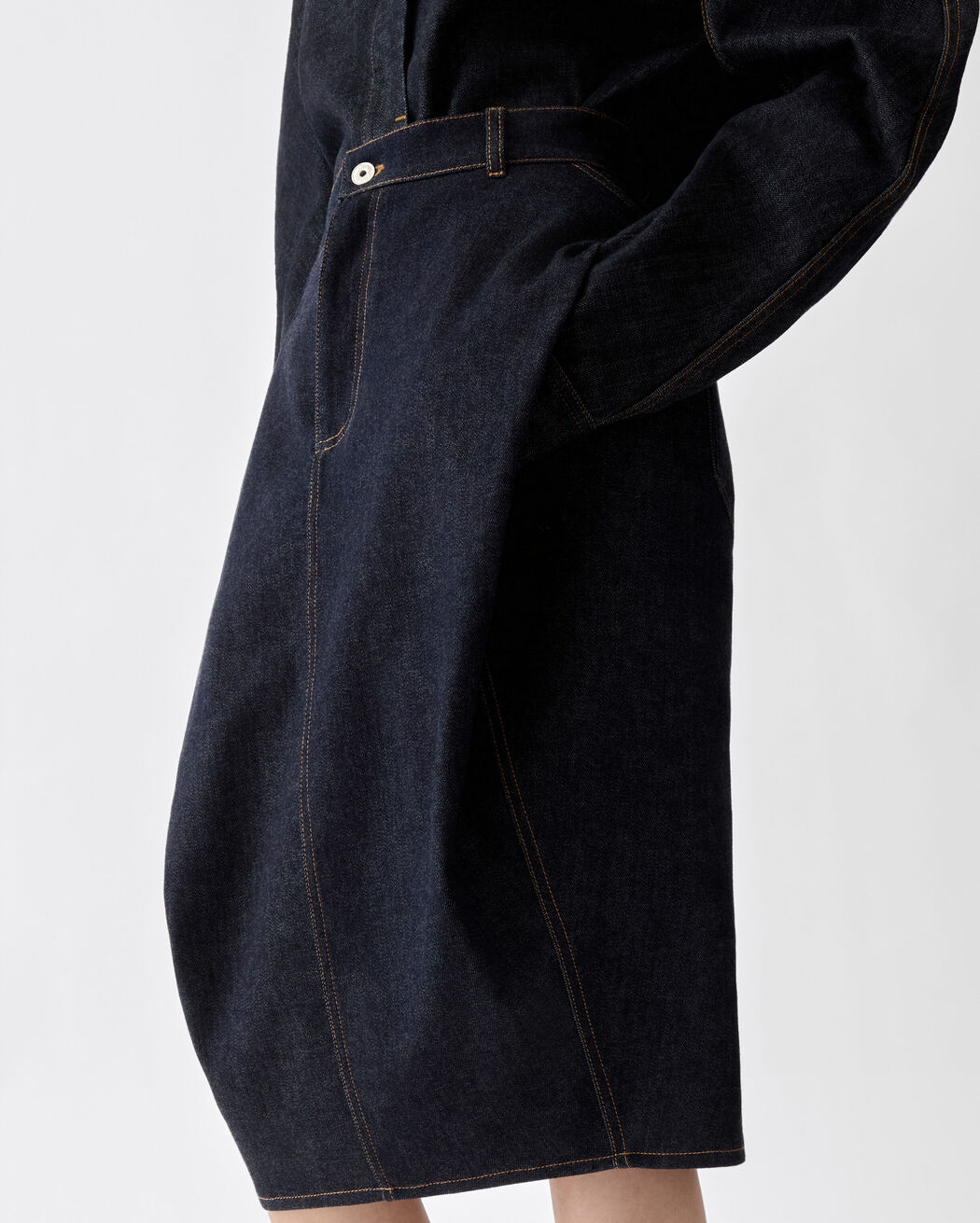 The de-Nîmes Cubisto skirt jacquemus the de n mes cubisto skirt