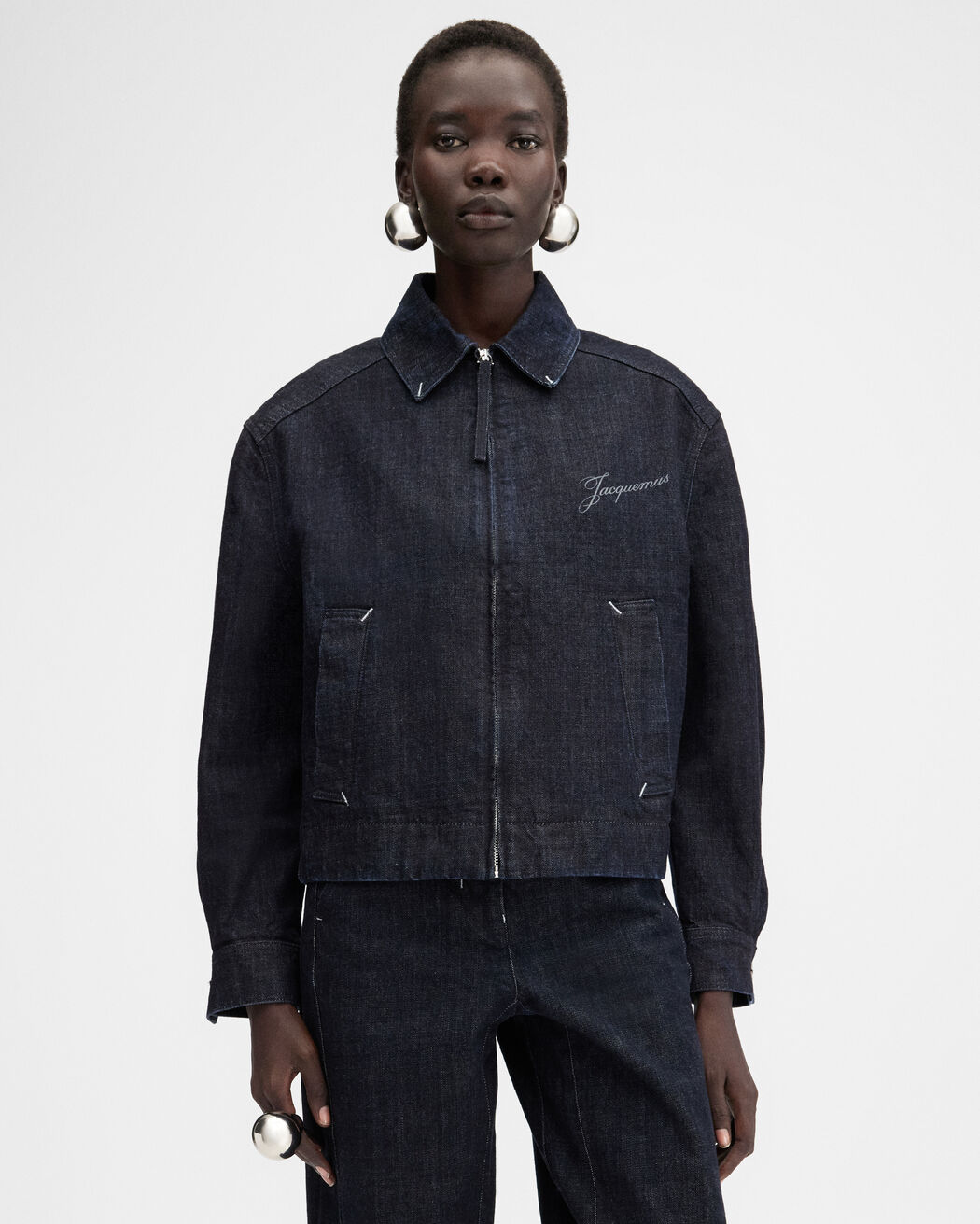 The Canevas de-Nîmes denim jacket jacquemus the canevas de n mes denim jacket