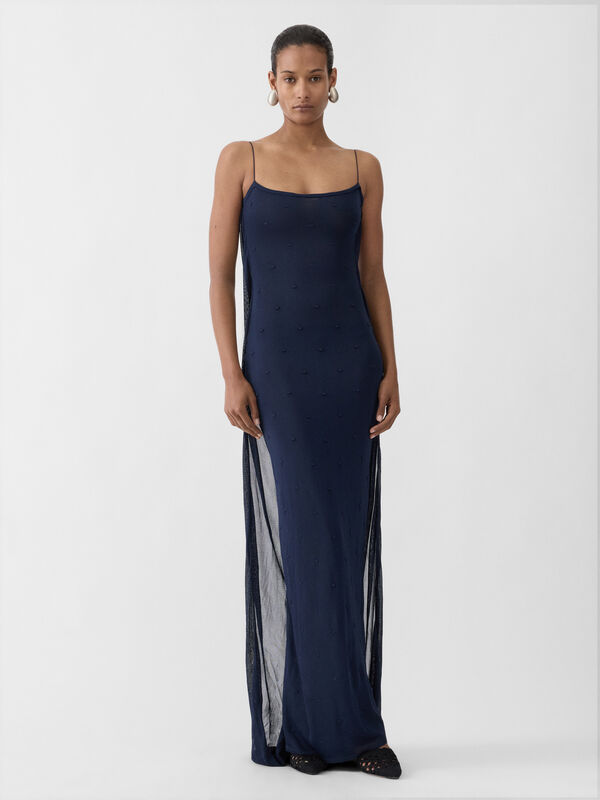 The Plumetis Knit Dress jacquemus فستان منسوج the plumetis