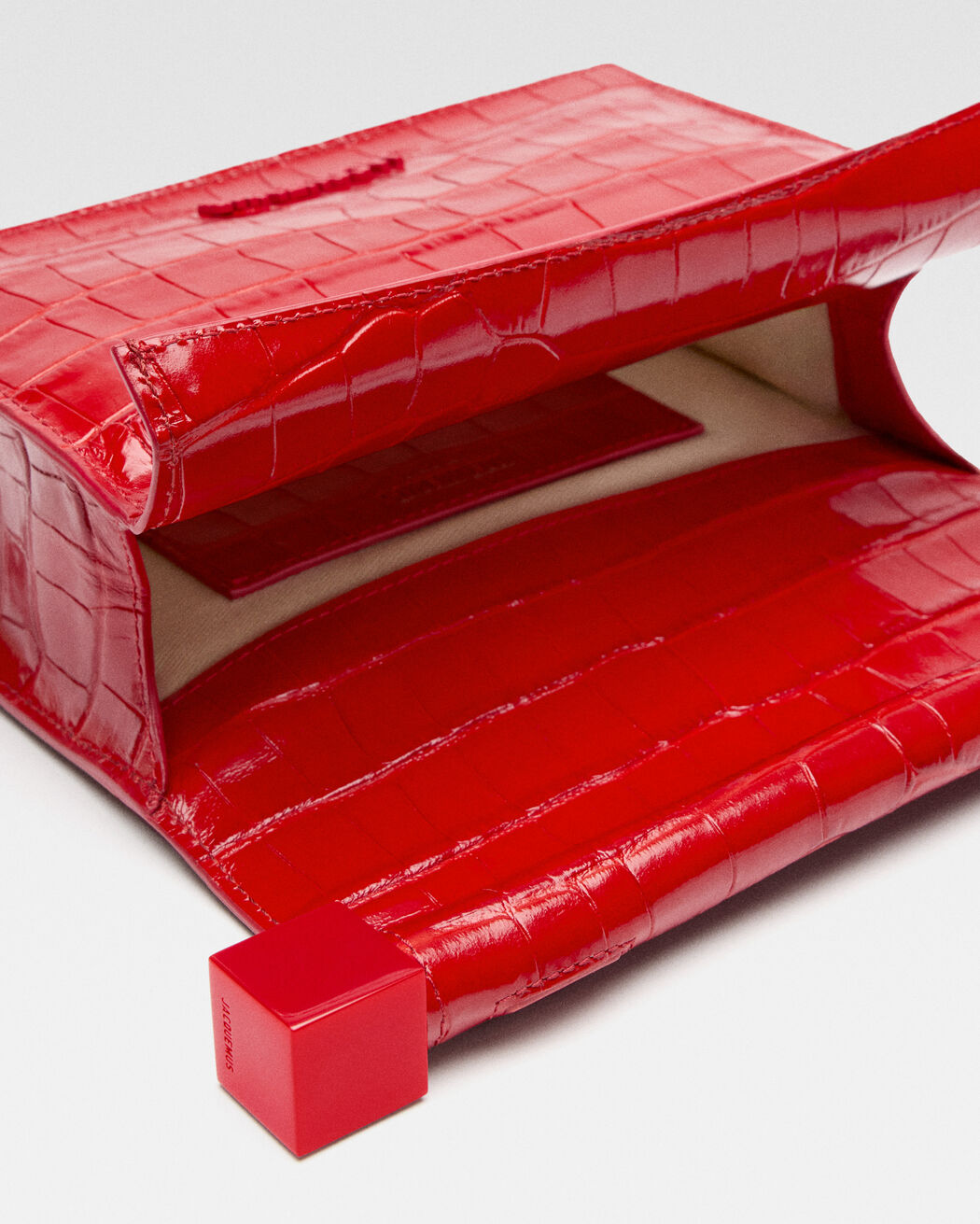 The small Rond Carré clutch jacquemus the small rond carr clutch