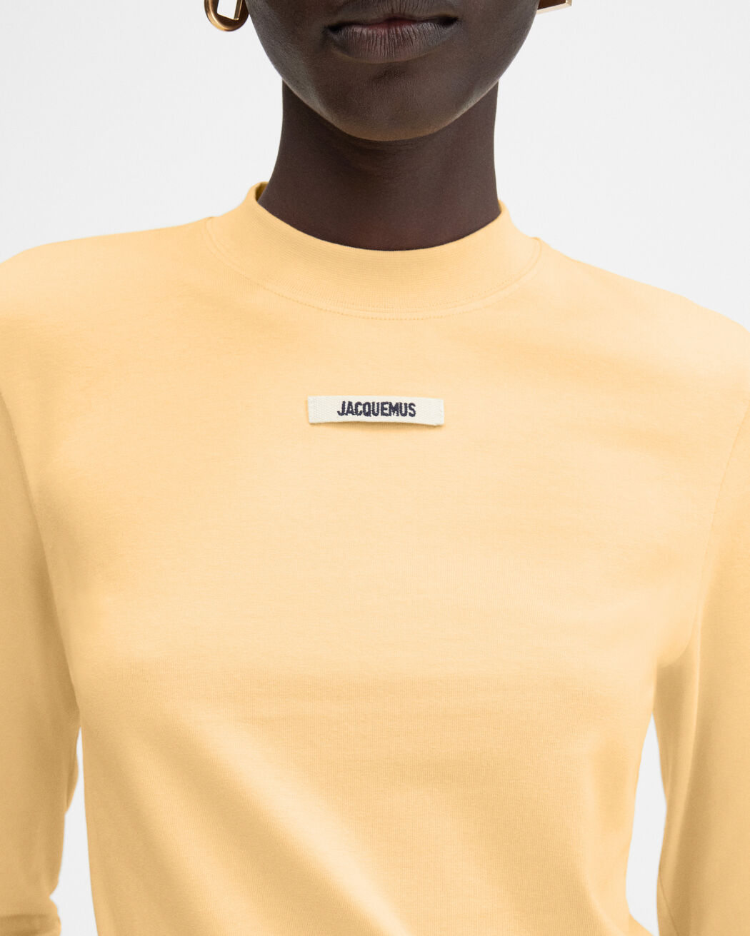 The Gros Grain long-sleeve t-shirt jacquemus the gros grain long sleeve t shirt