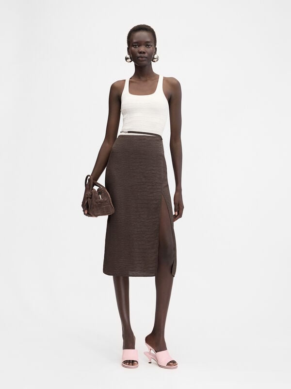 The Notte skirt jacquemus the notte skirt