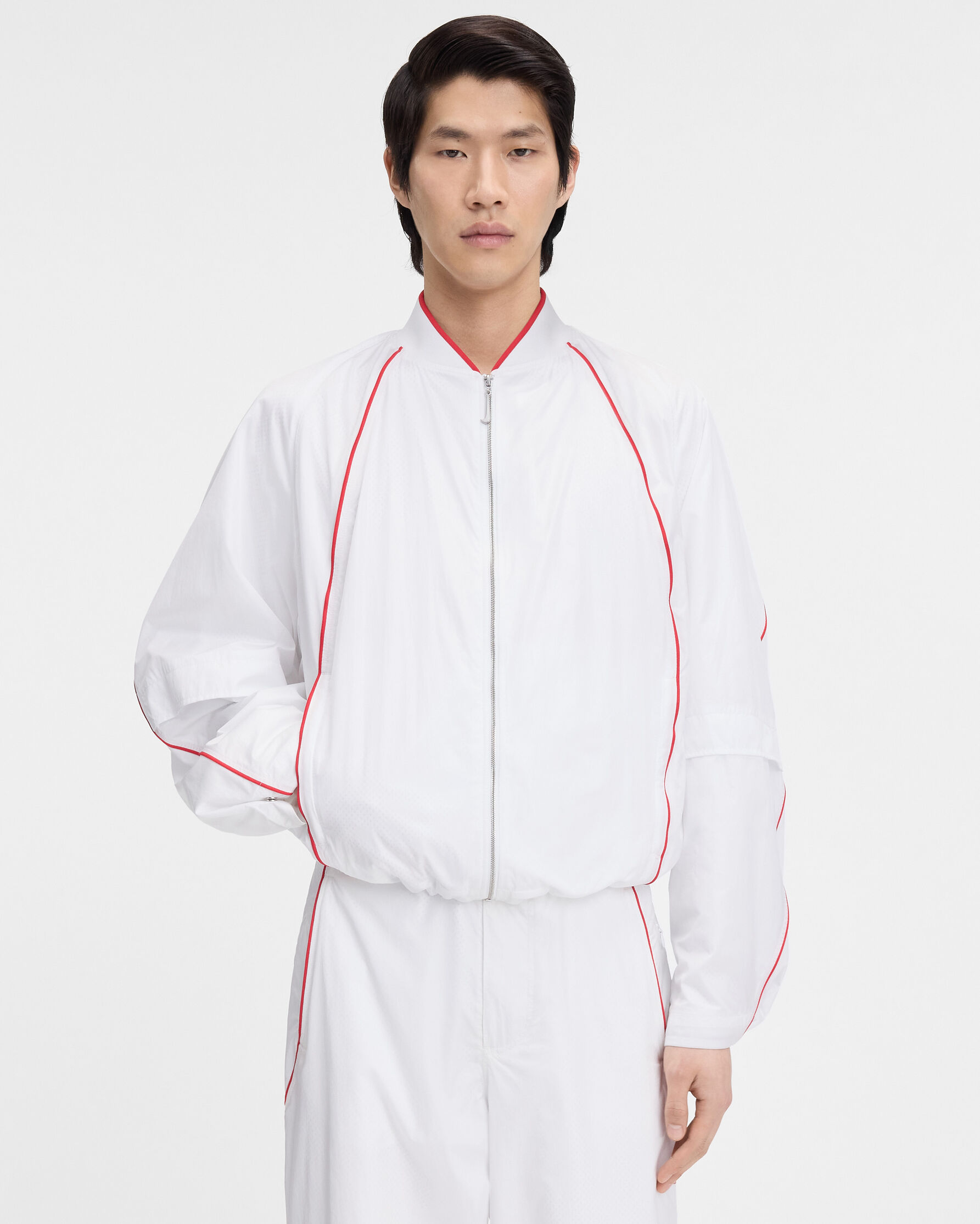 The JACQUEMUS+NIKE track jacket, White | JACQUEMUS UAE