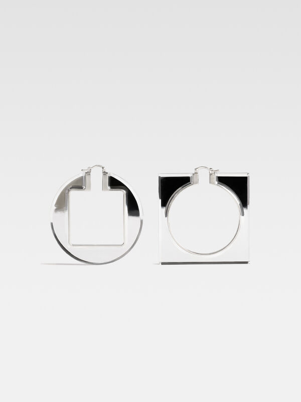 أقراط The Rond Carré hoops earrings jacquemus أقراط the rond carr hoops earrings