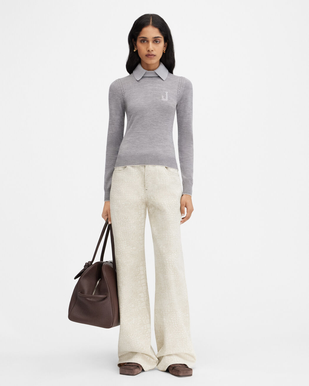 The Tricot knit قميص jacquemus the tricot knit قميص