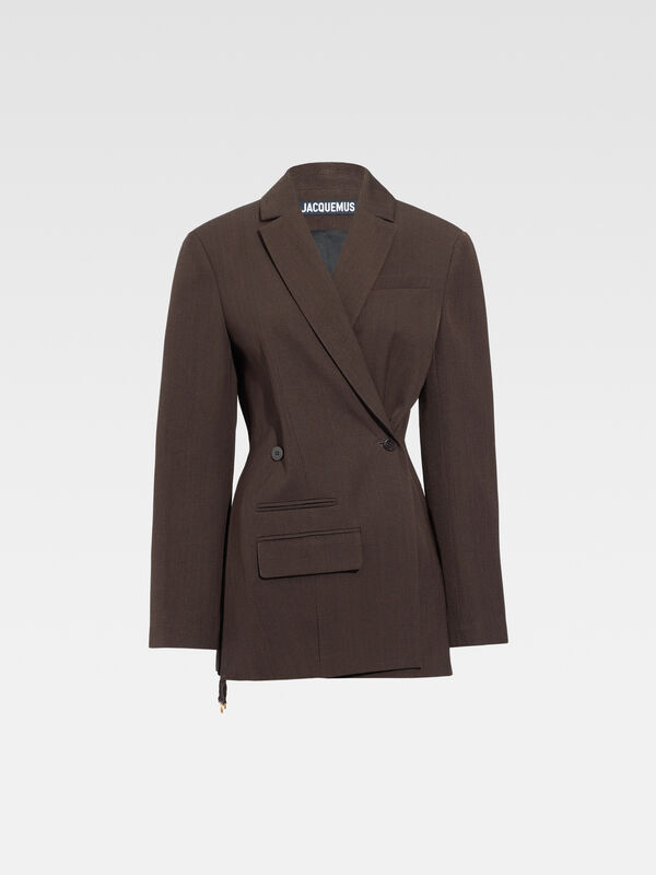 The buttoned cardigan jacquemus the tibau jacket