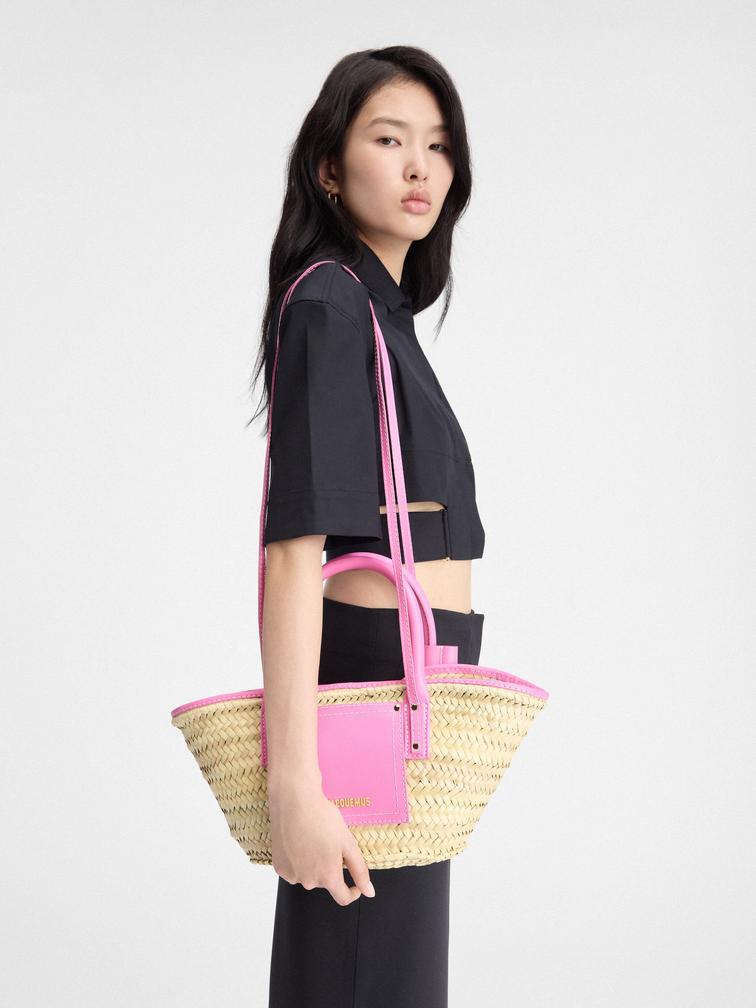 The small Soli basket, Pink | JACQUEMUS UAE