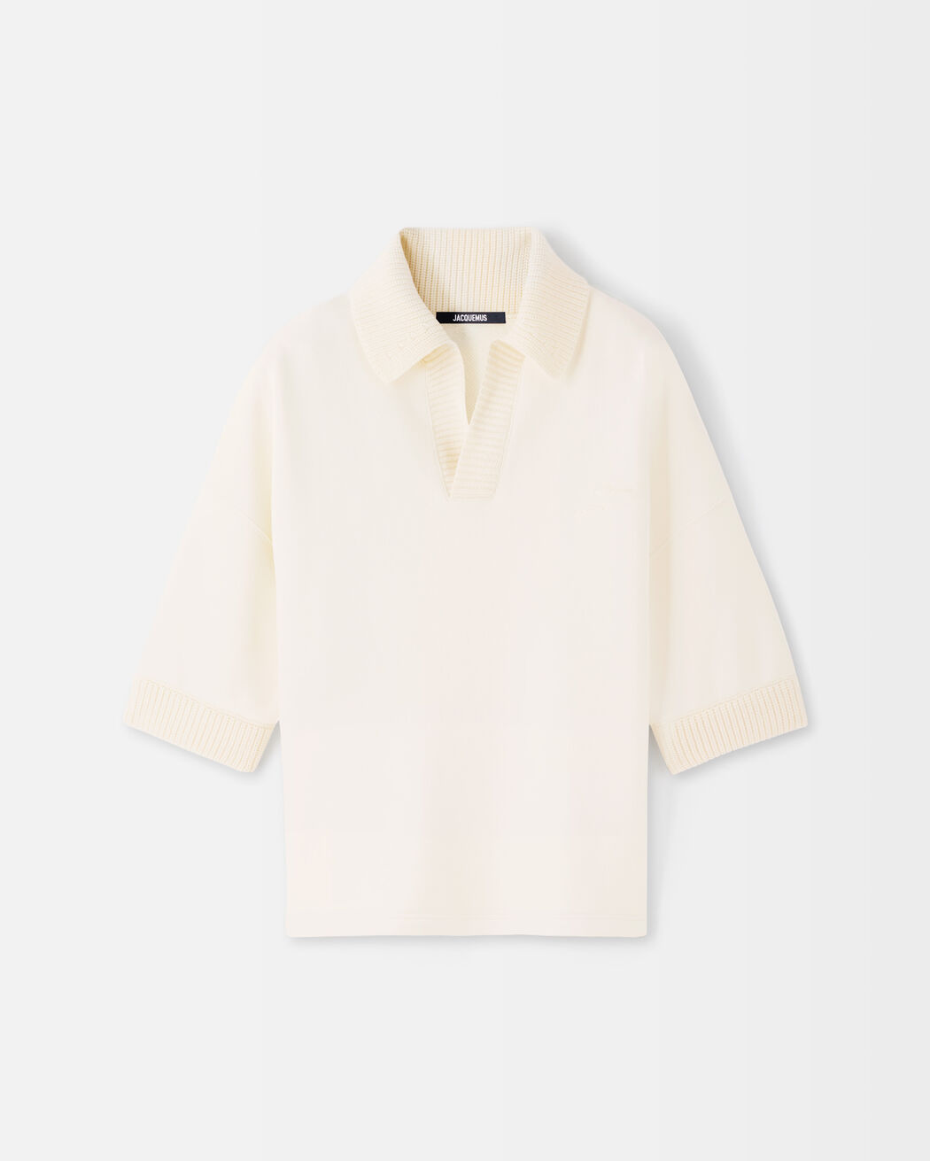 The Punto short-sleeve polo shirt jacquemus the punto short sleeve polo shirt