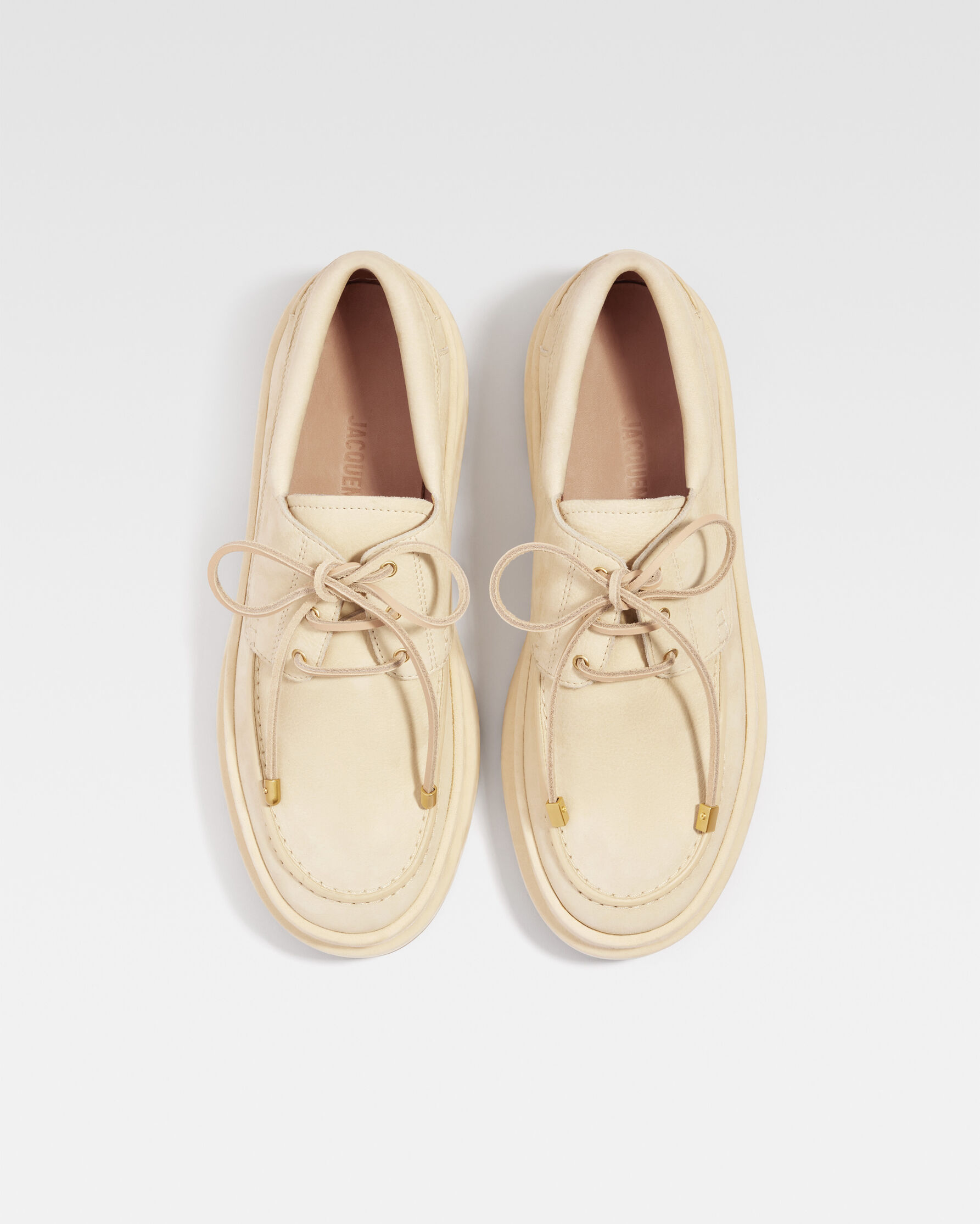 The Pavane boat shoes, Yellow | JACQUEMUS UAE