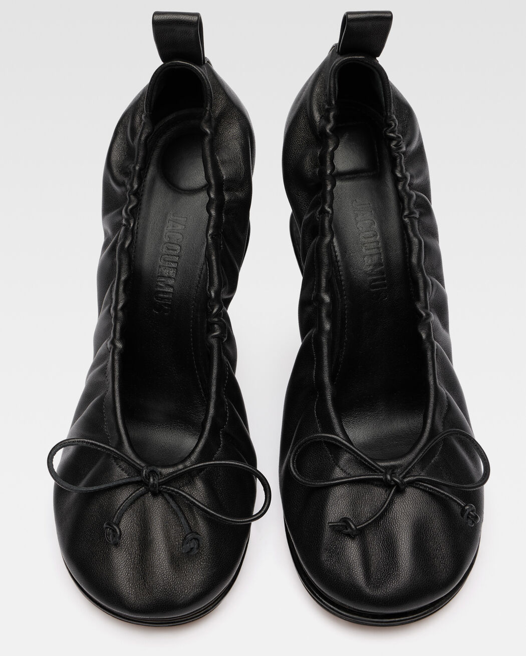 The double ballerina heels jacquemus the double ballerina heels