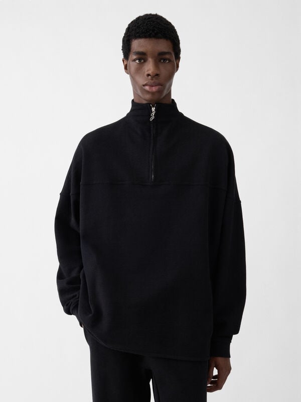 The Rond Carré zipped-rollneck sweatshirt jacquemus the rond carr zipped rollneck sweatshirt