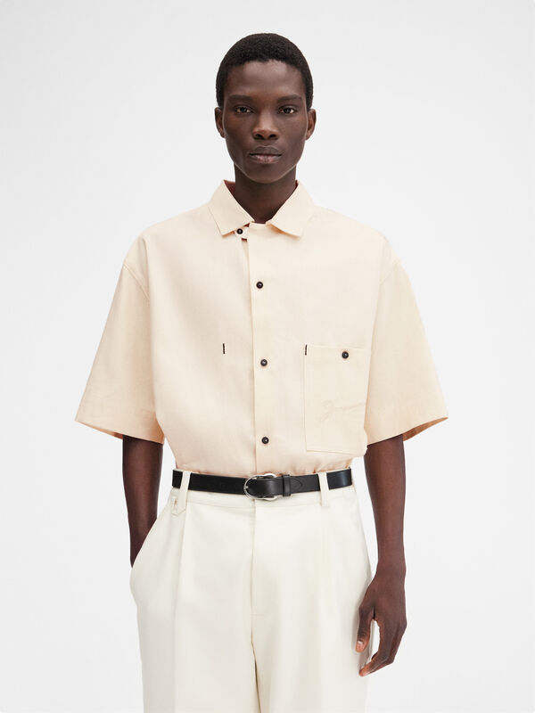 The Aloe de-Nîmes denim shirt jacquemus the aloe de n mes denim shirt