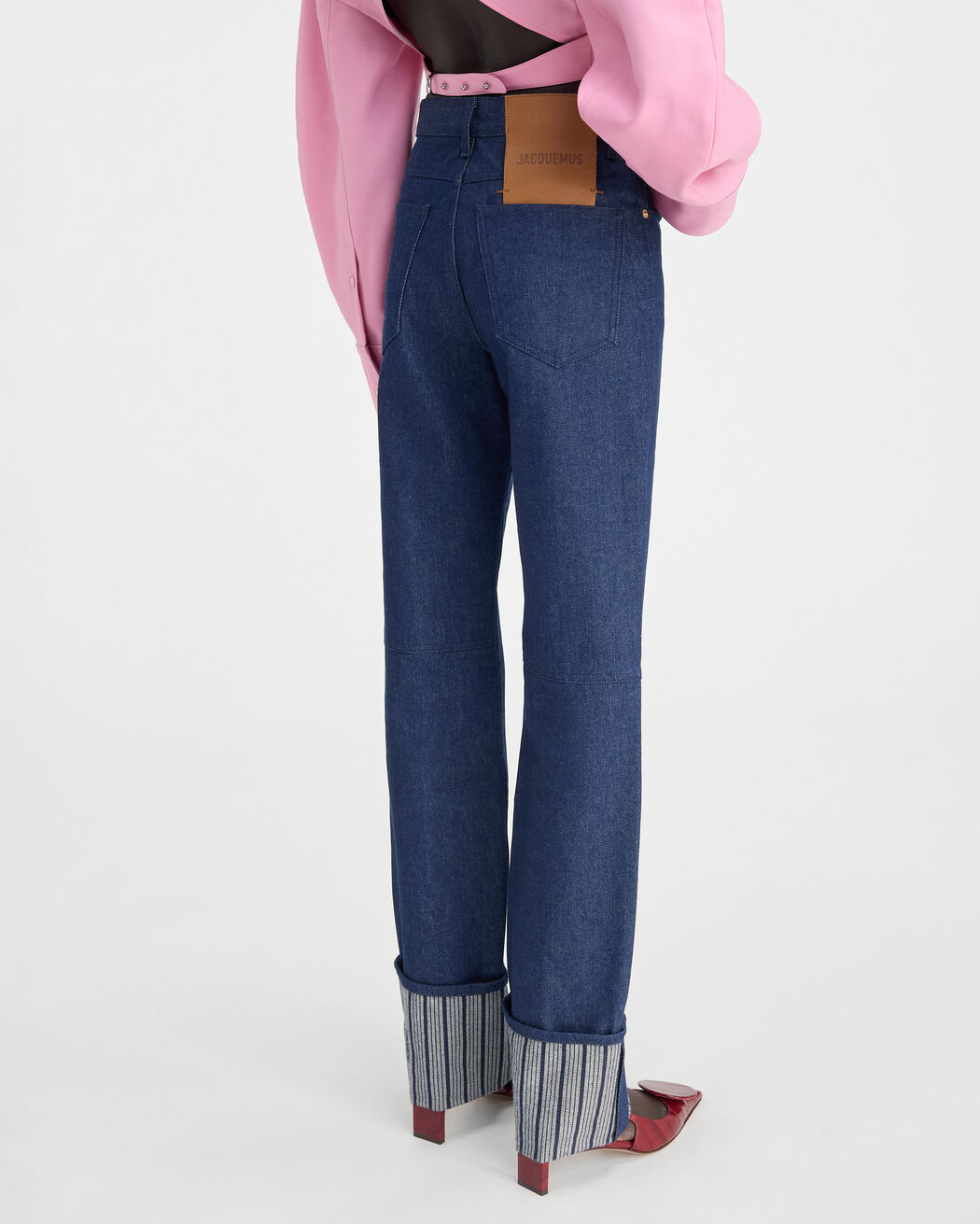 The straight de-Nîmes denim pants jacquemus the straight de n mes denim pants