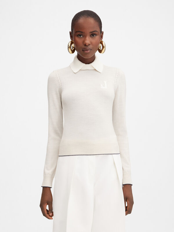 The Tricot knit قميص jacquemus the tricot knit قميص بولو