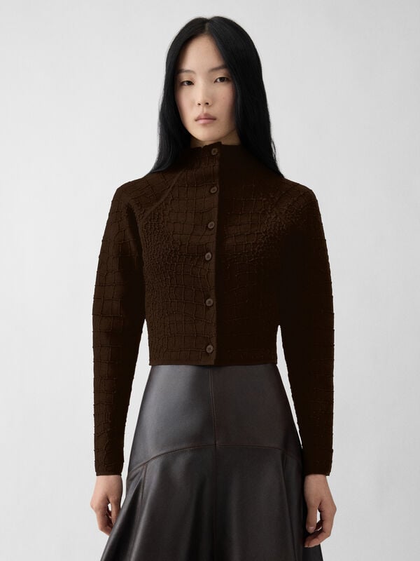 The Scala Cardigan jacquemus the scala cardigan