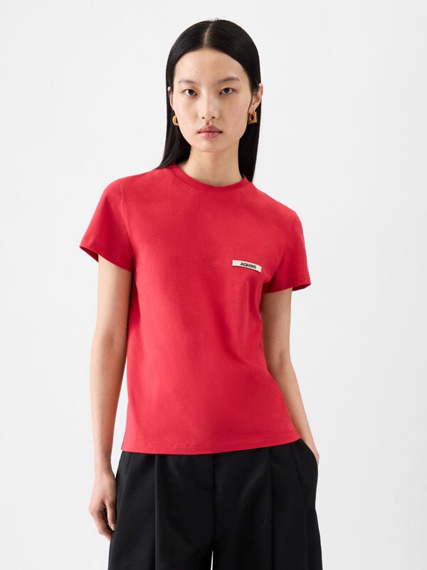 The Gros Grain short-sleeve t-shirt jacquemus the gros grain short sleeve t shirt