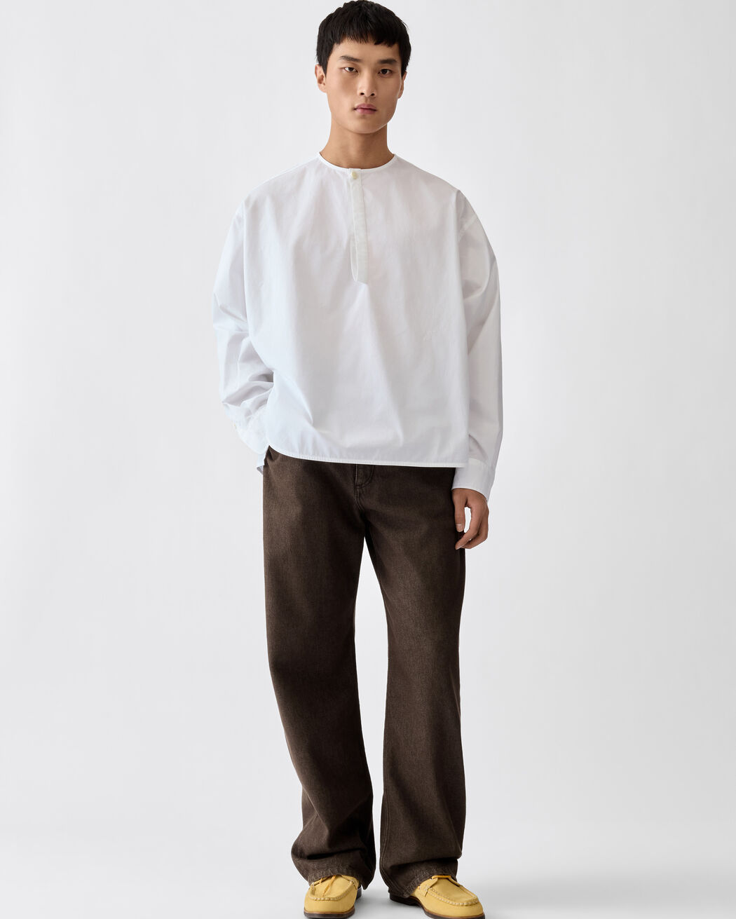 The de-Nîmes Tempo denim pants jacquemus the de n mes tempo denim pants