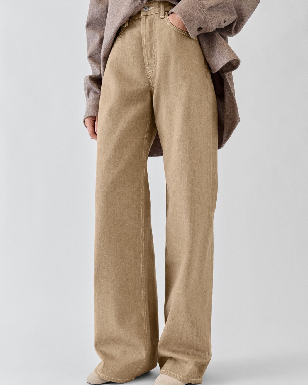 The wide de-Nîmes denim pants jacquemus the wide de n mes denim pants