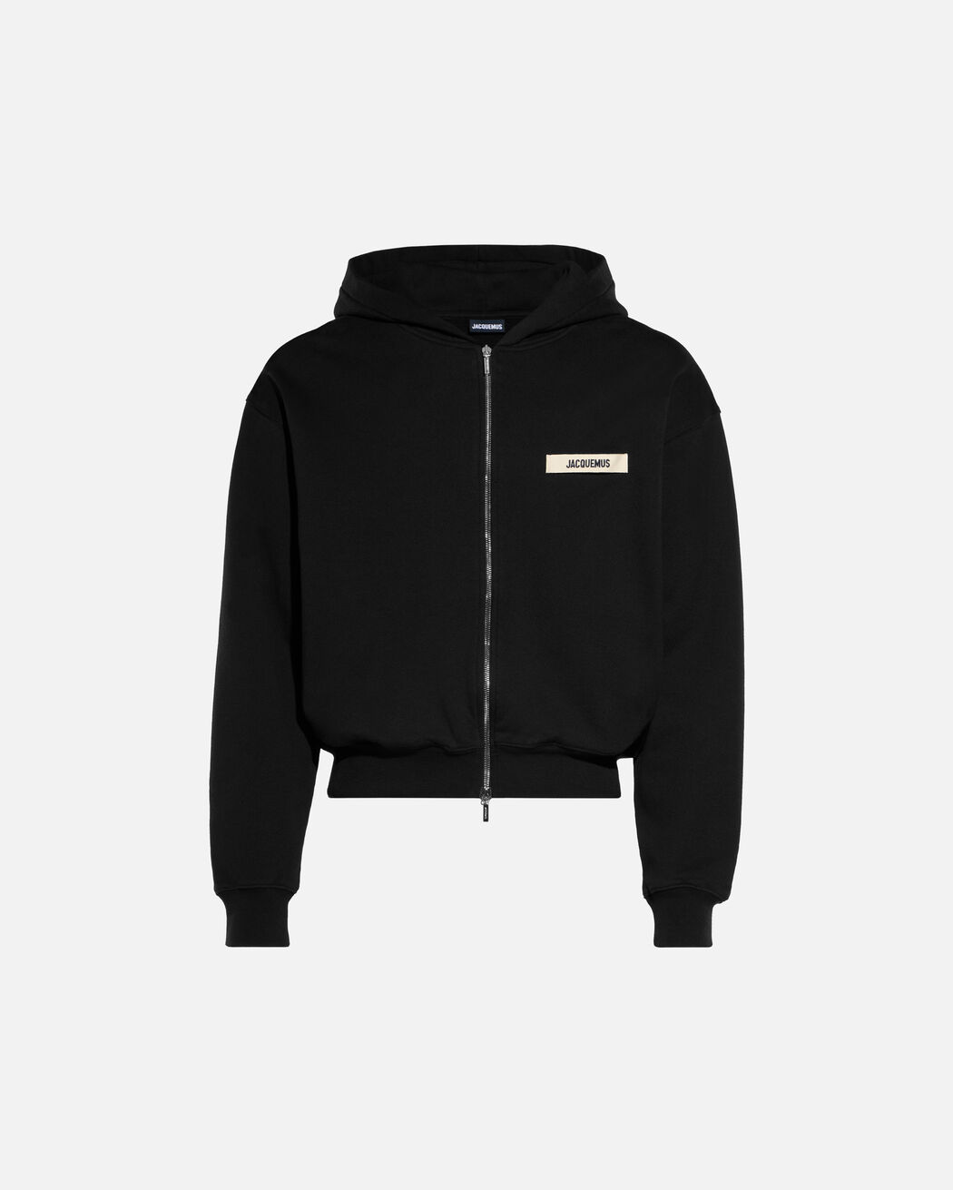 The Gros Grain zipped hoodie jacquemus the gros grain zipped hoodie