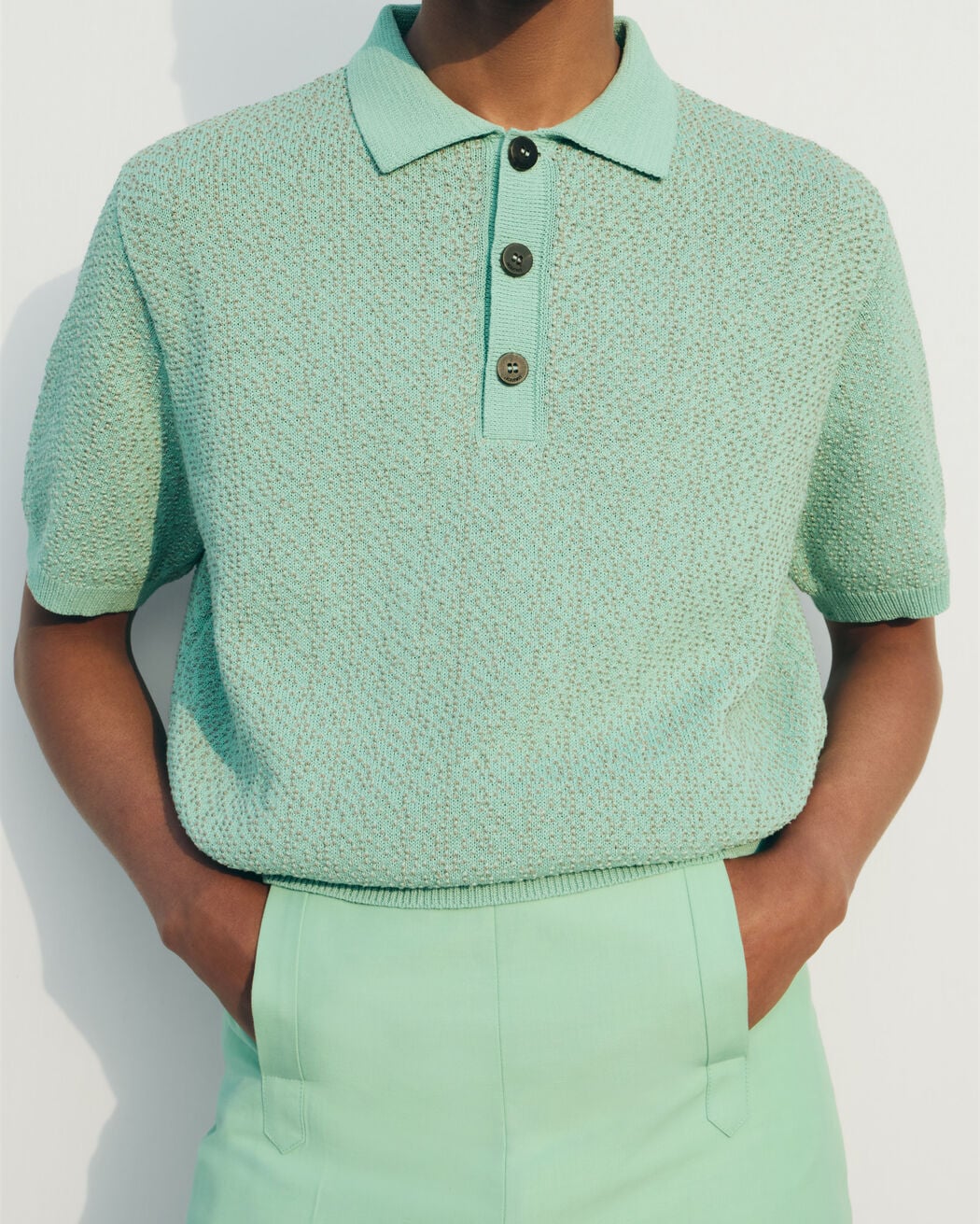 The Miami knit polo shirt jacquemus the miami knit polo shirt