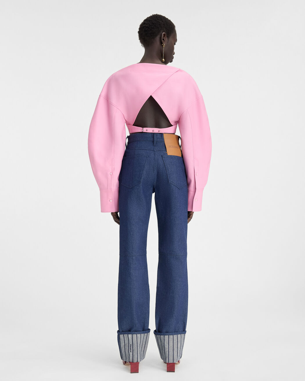 The straight de-Nîmes denim pants jacquemus the straight de n mes denim pants