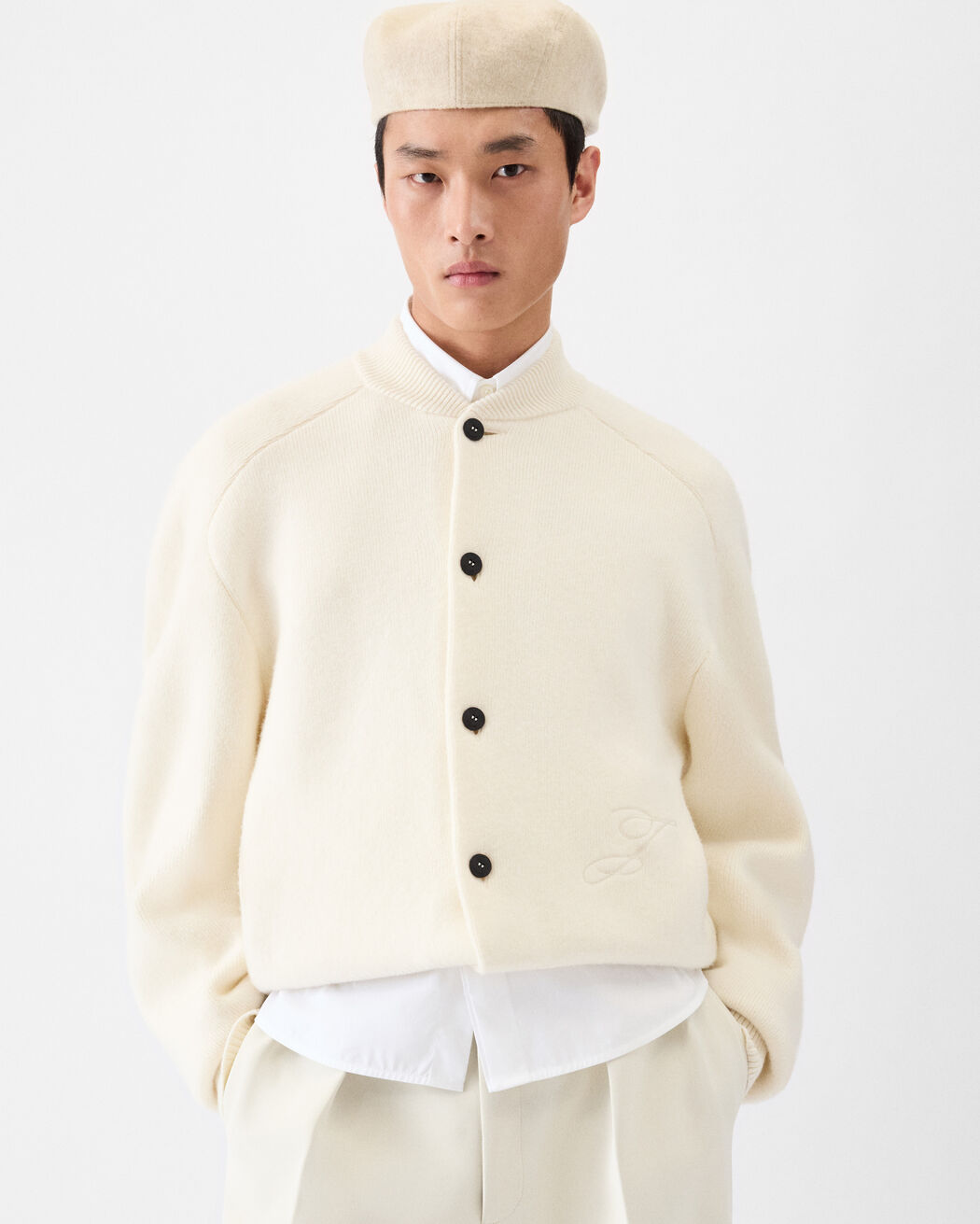 The Pallone cardigan jacquemus the pallone cardigan