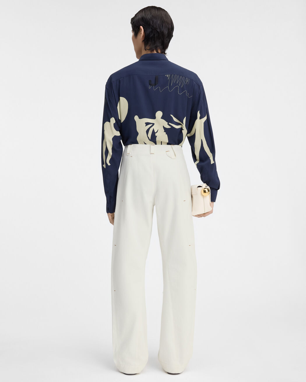 The Scala de-Nîmes denim pants jacquemus the scala de n mes denim pants