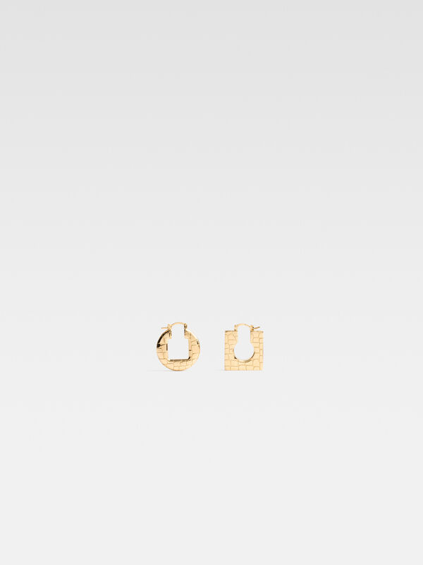 The Rond Carré earrings jacquemus the rond carr earrings