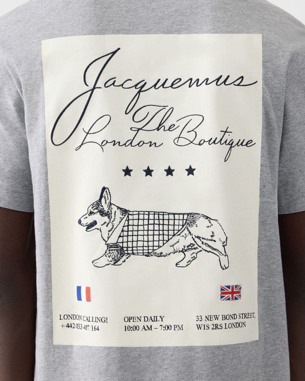 The London Corgi t-shirt jacquemus the london corgi t shirt