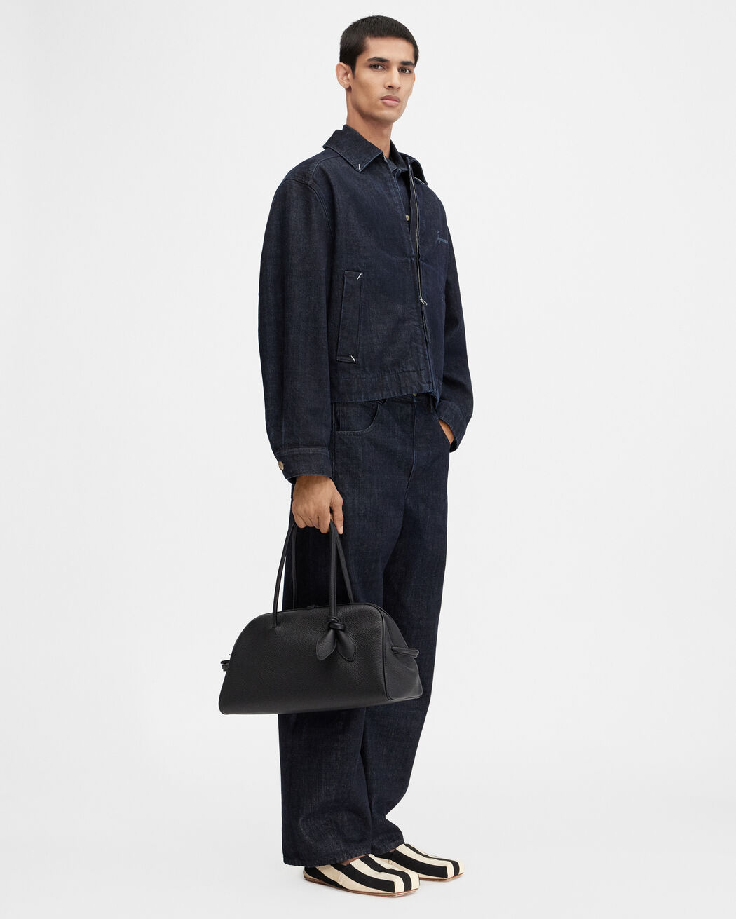 The Canevas de-Nîmes denim jacket jacquemus the canevas de n mes denim jacket